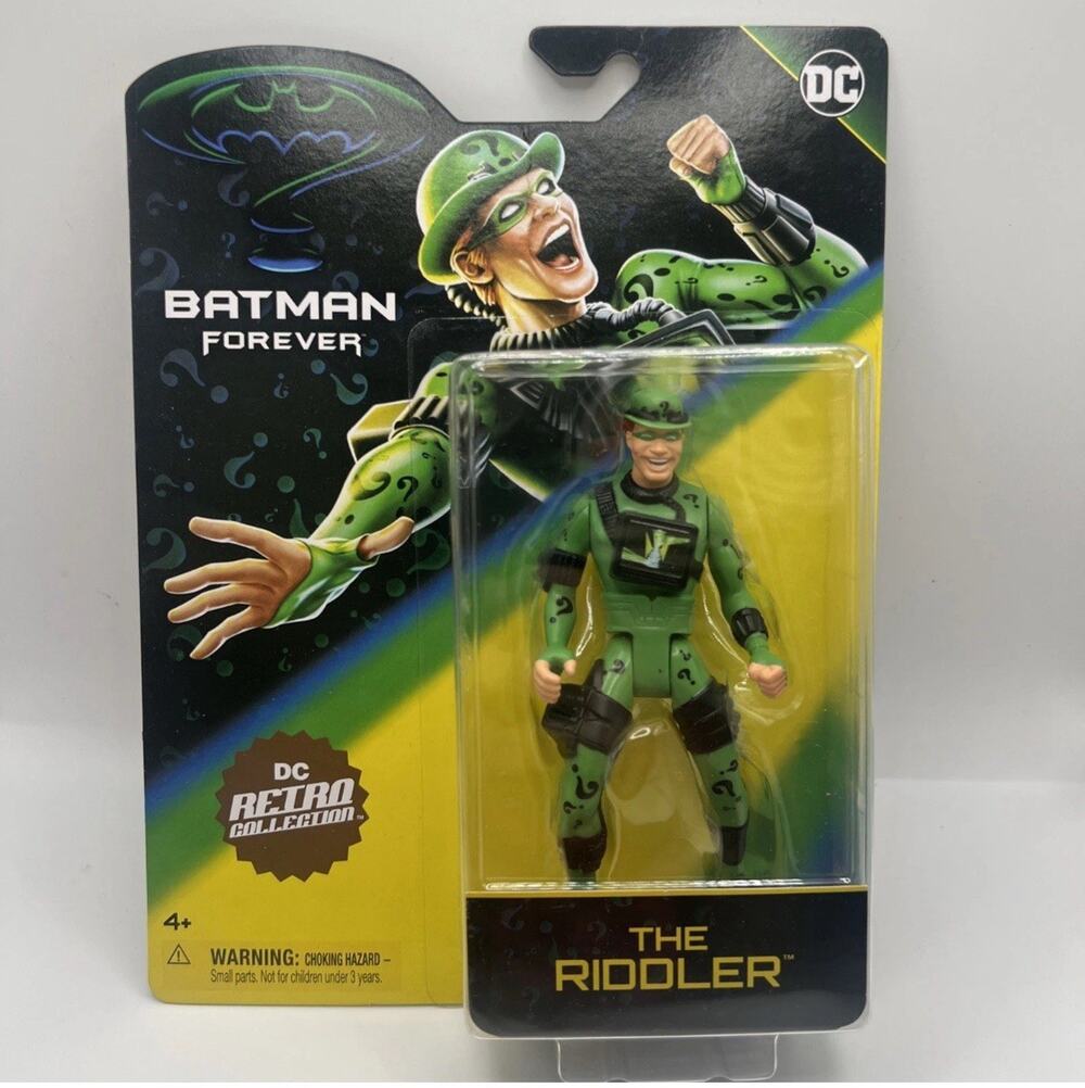 Batman Forever DC Retro Collection JIM CARREY RIDDLER 5" Figure Target Exclusive